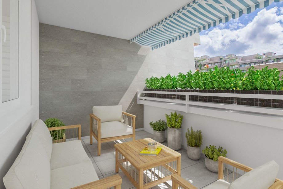 S�d-Loggia Etagenwohnung Heidelberg