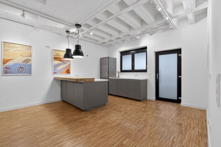 K�chenbereich & Eingangsbereich Loft-Studio-Atelier Mannheim