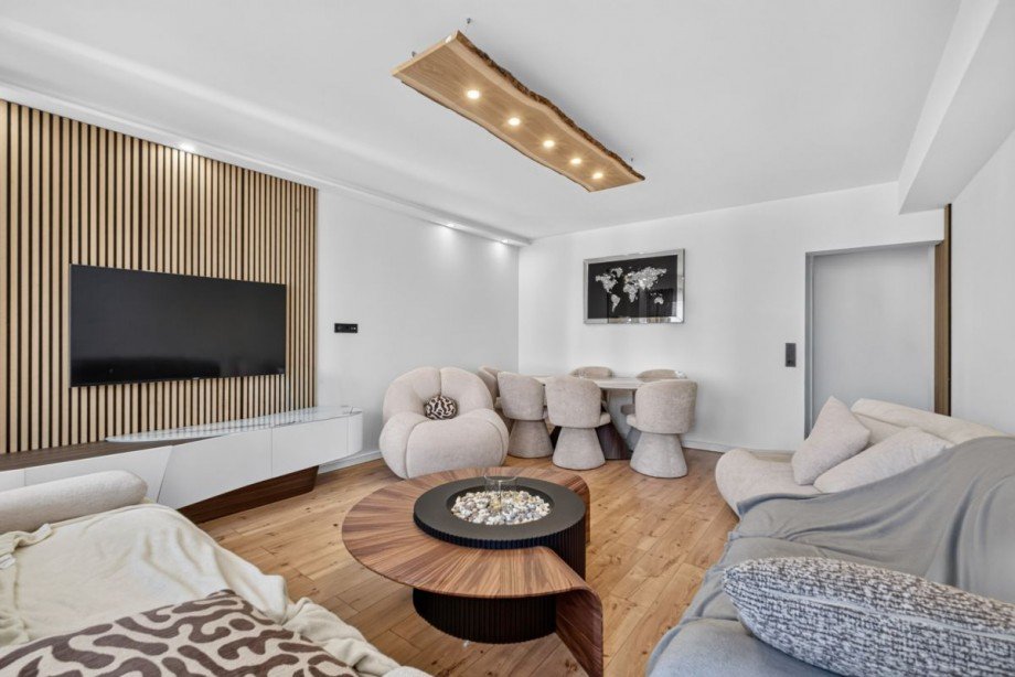 Wohnzimmer Etagenwohnung Karlsruhe