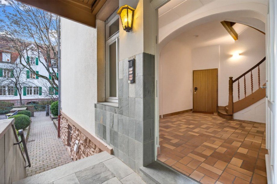 Hauszugang Eingangsbereich Mehrfamilienhaus Heidelberg