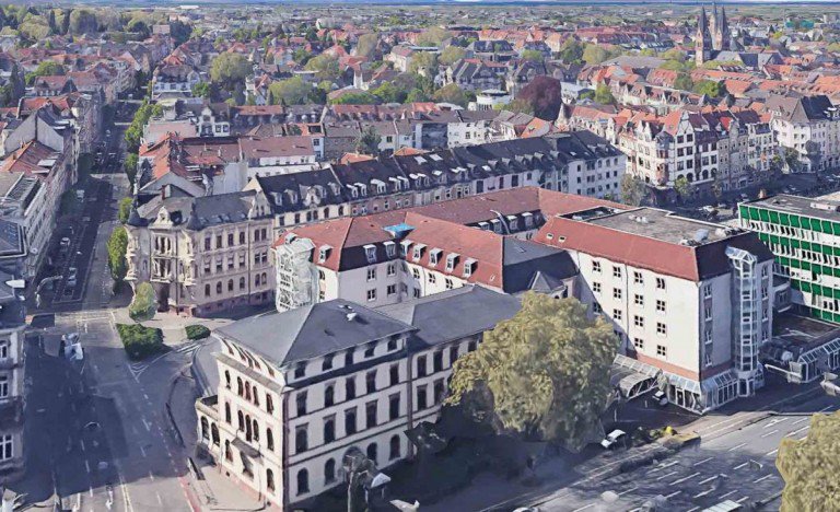 Vogelperspektive Heidelberg Praxis Gewerbefl�che in Heidelberg - zentrale Lage in Heidelberg mit bester Anbindung *WIRD RENOVIERT**