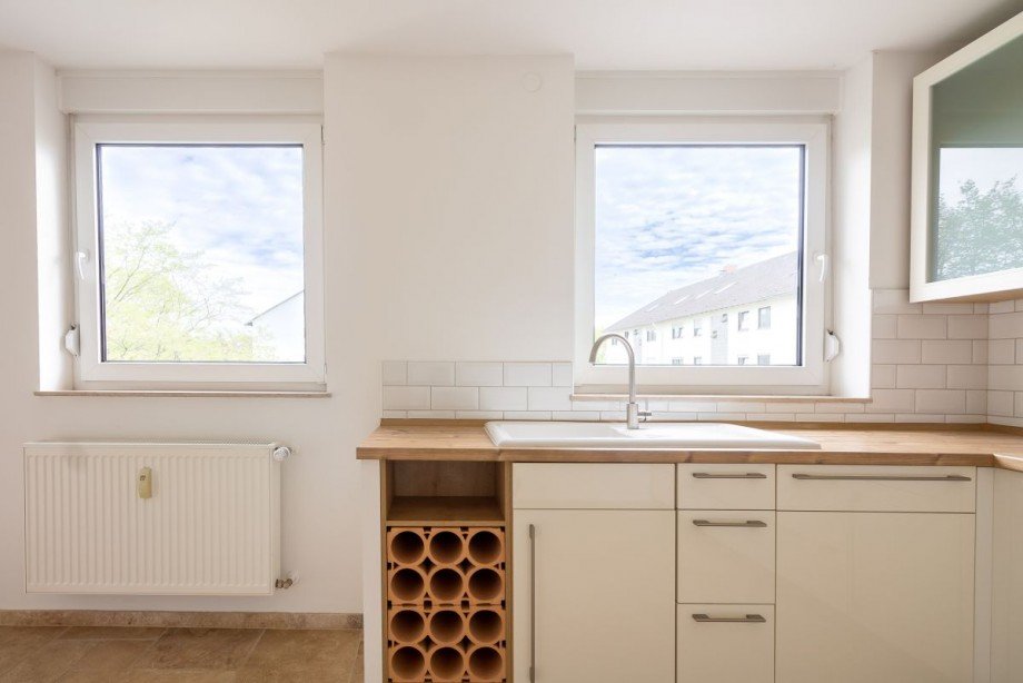 Ausblick K�chenfesnter Etagenwohnung Eppelheim
