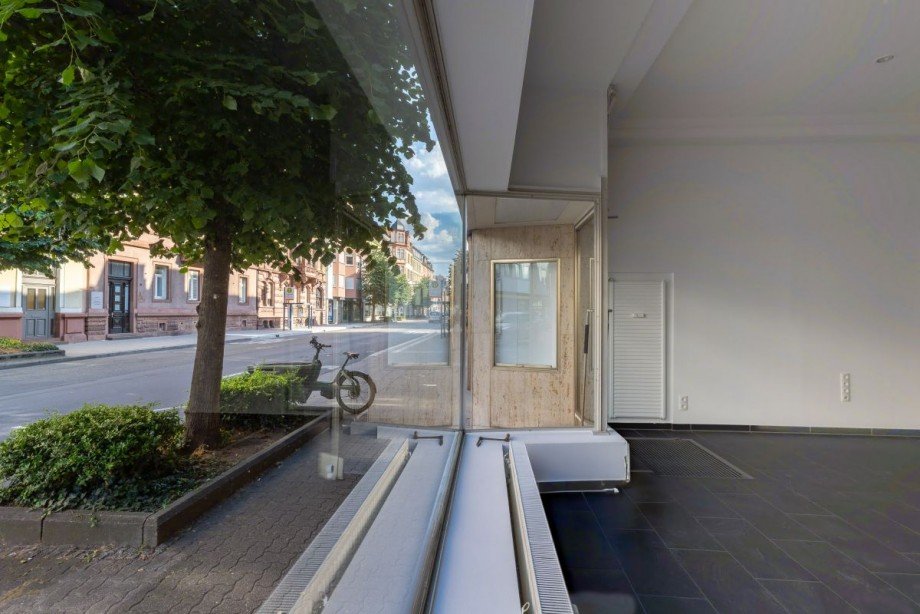 Schaufenster Ausblick Weststadt B�ro / Praxis Heidelberg