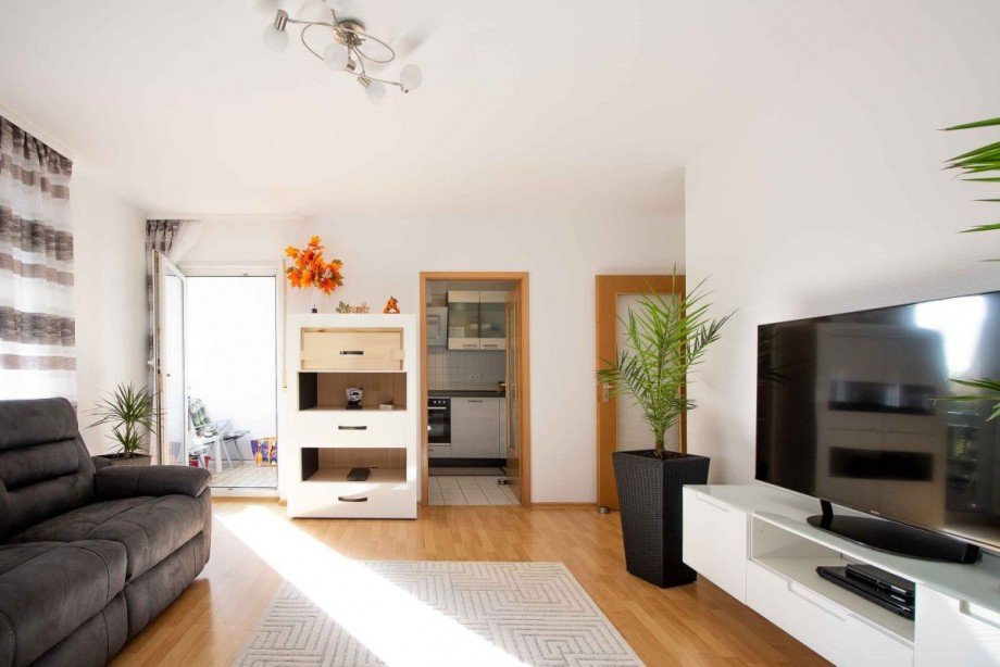 Wohnzimmer Etagenwohnung Hockenheim