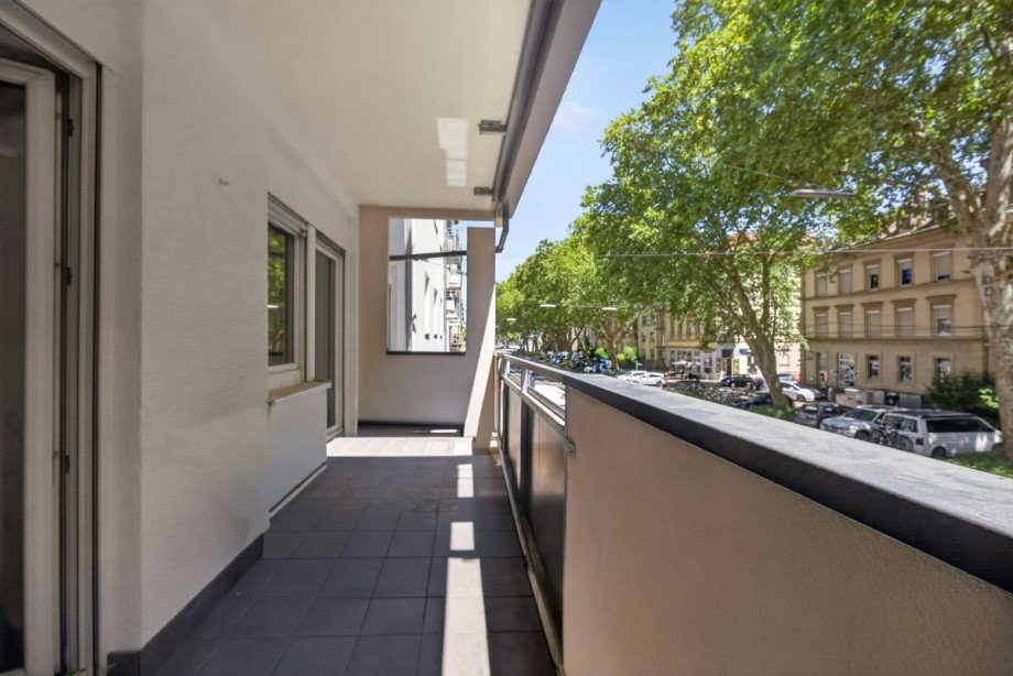 Ostbalkon Etagenwohnung Karlsruhe