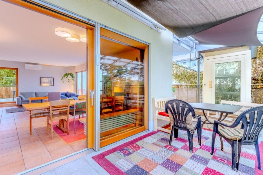 gro�er S�dwestbalkon Etagenwohnung Heidelberg