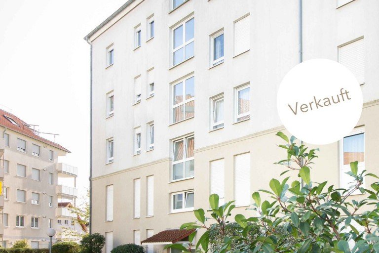 Immobilienmakler Hockenheim Hockenheim Etagenwohnung Kapitalanlage in Hockenheim - vermietete 2-Zimmer-Wohnung mit Balkon und Tiefgarage