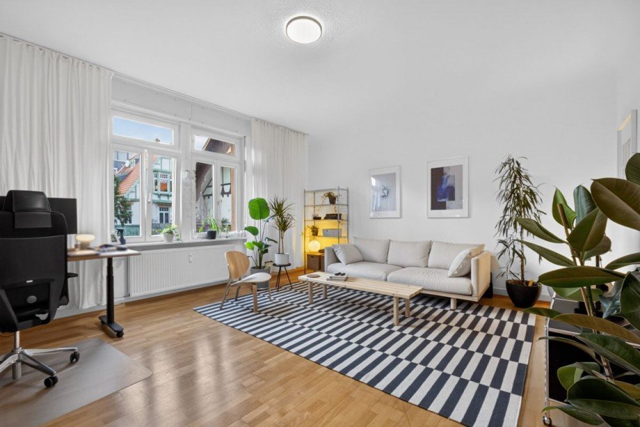 Wohnzimmer Etagenwohnung Heidelberg