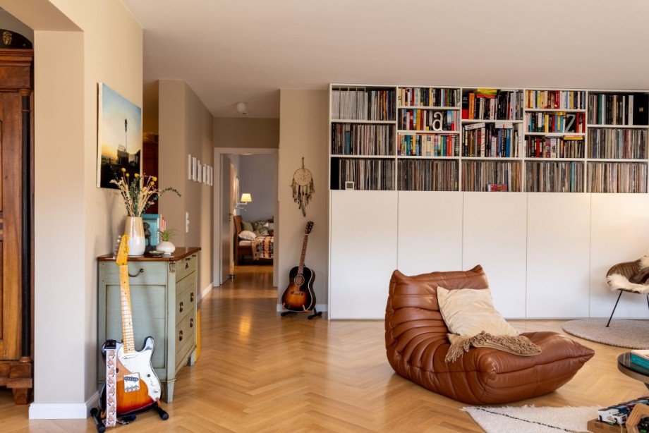 Wohnzimmer Etagenwohnung Heidelberg