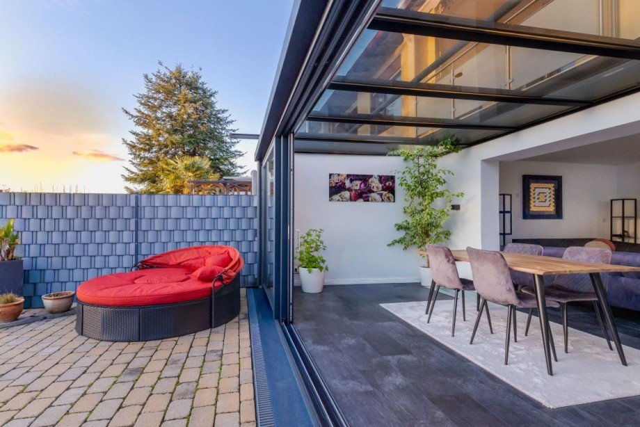 Terrasse & Wohnzimmer Reihenmittelhaus Weinheim