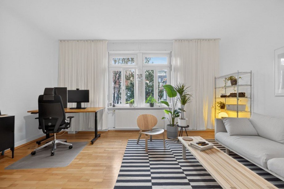 Wohnzimmer Etagenwohnung Heidelberg