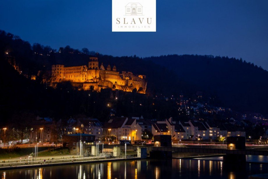 Ausblick - S�dbalkon Penthousewohnung Heidelberg