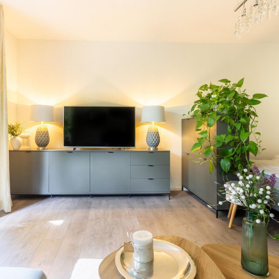 Wohnzimmerbereich Wohnung Mannheim
