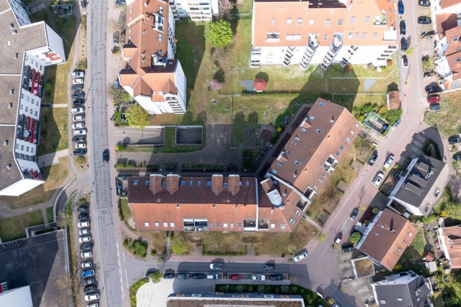 Luftbild Etagenwohnung Hockenheim