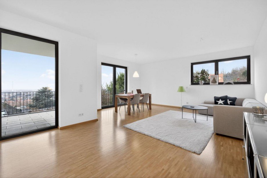 Wohnzimmer Etagenwohnung Heidelberg