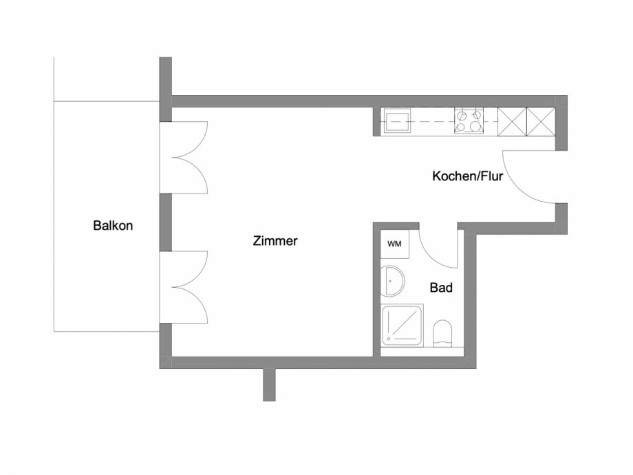 Grundriss Etagenwohnung Heidelberg