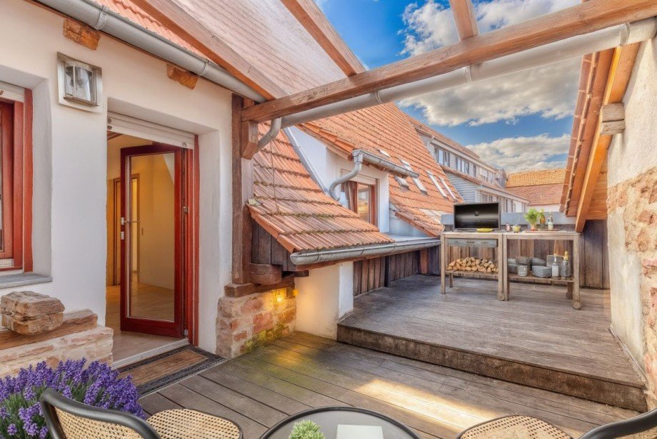 Terrasse Etagenwohnung Edingen-Neckarhausen