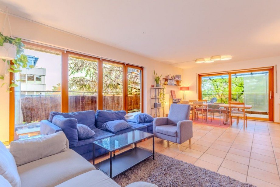 Wohnzimmer Etagenwohnung Heidelberg
