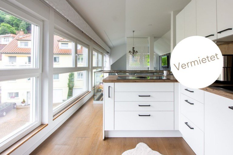 Immobilienmakler Neckargem�nd Neckargem�nd Dachgeschosswohnung Wohnung Neckargem�nd - 2-Zimmer-Dachgeschoss mit wundersch�nem Ausblick auf Neckargem�nd